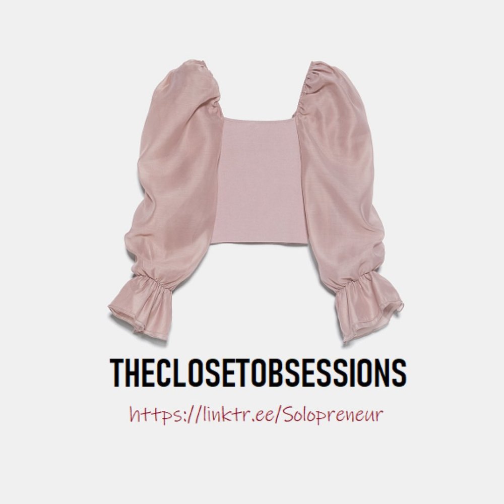 ZARA Knit Top with Puff Sleeves* - Picture 15 of 15